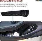 Car Door Side Storage Box for Tesla Model Y Juniper 2026 2025, Car Accessories for Women Men, TPE Front Rear Door Insert Tray Side Organizer Protector Liner for New Model Y Juniper Accessories 4PCS