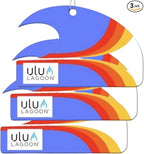Hanging Car Air Freshener | Tropical Beach Coconut Surf Wax Scent Mini Wave | Long Lasting Car Freshener, Closet and Beyond | Made In USA | 3 Pack (Retro)