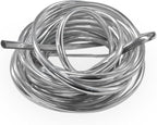 Car Door Edge Guards 16.4ft, Universal U-Shaped PVC Trim Strip Chrome Tape Self-Adhesive, Scratch Resistant Automotive Door Edge Molding Protection for Cars Truck SUV Weatherproof(Silver-5M)