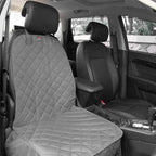 Dog Car Seat Covers, Pet Front Cover for Cars, Trucks, and Suv's - Waterproof & Nonslip Dog Seat Cover(Gray)