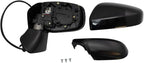 Driver and Passenger Side Power Heated Mirror Set Paint to Match Without Turn Signal Compatible with 2018-2019 Subaru Outback Legacy