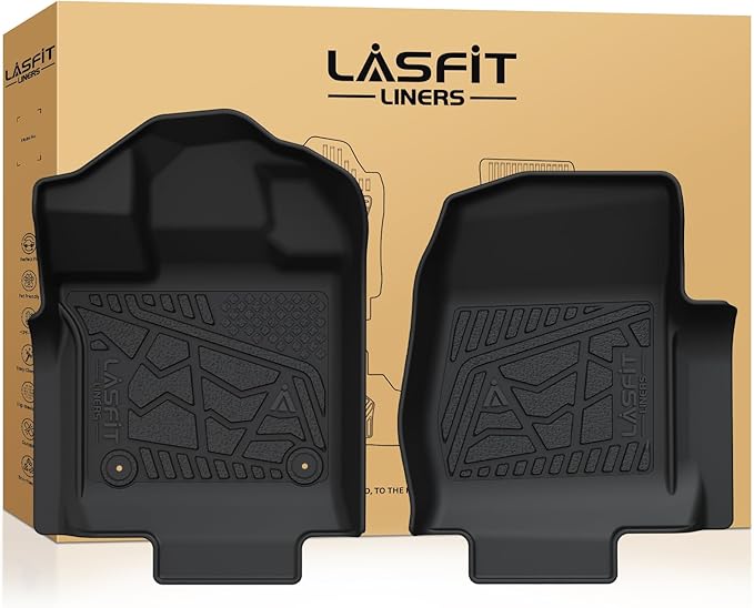 Floor Mats for 2015-2026 Ford F-150 Regular Cab Bucket-Seat Carpet Floor, Ford F150 Standard Cab All Weather Portector TPE Waterproof Truck Liners-Not Fit Regular Cab/Super Cab/Vinyl Floor
