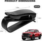 2 PCS Sunglass Holder for Car Sun Visor, Eyeglasses Hanger Mount Visor Organizer with Ticket Card Clip, Universal Glasses Hanger Clip Auto Interior Accessories for Car SUV Truck