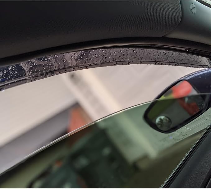 Rainproof Side Window Wind Deflectors for Mercedes-Benz Sprinter 2019-2023, Tape-on Sun Rain Guard Sets,Nice Looking Window Visors for Cars,Vent Deflector for Sprinter 19-23 MB58