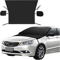 Mandark Car Windshield Cover for Ice and Snow, Waterproof Oxford Vehicle Sun Shade Defense Frost Protector with Side Mirror Cover, Auto Windscreen Protective Guard, Universal for Most Cars