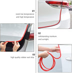 Car Door Edge Guards Rubber U Shape Edge Trim Seal Strips Protector Car Door Edge Protection for Car Auto Vehicle 10M