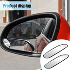2 PCS Blind Spot Car Mirror, HD Glass Adjustable Car Side Mirror, Framed Wide-angle Blind Spot Mirror, Universal Convex Rear View Mirror for Cars, SUVs, Trucks and RVs (Rectangle)