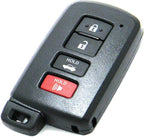OEM Electronic 4-Button Smart Key Fob Remote Compatible with Toyota (FCC ID: HYQ14FBA, P/N: 89904-06140)