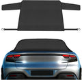 Car Rear Windshield Snow Ice Cover, 57'' × 35'' Waterproof Oxford Car Sun Shade Protector, Universal Winter Windproof Frost Automotive Exterior Accessories for SUV Truck Sedan (Rear)