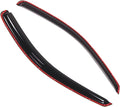 WD2-112i Dark Smoke 2 Pcs Set Window Visor (in-Channel) Deflector Rain Guard Compatible with 1997-2004 Dodge Dakota