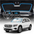 for Mercedes Benz GLB Sun Shade Windshield Cover - Custom Fit GLB Accessories 2020-2025 2026 Sunshade Foldable UV Protection & Heat Shield Sun Visor Accessories