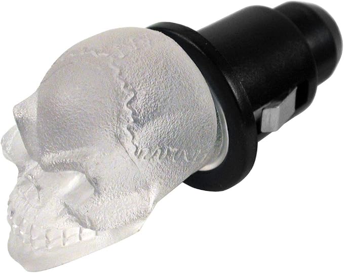 Custom Accessories 16500 Skull Dash Glow Light, White