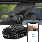4K Dash Cam Suitable for Chevy Silverado 2022-2025 (HD2-6272, 6 Vents) 1500 2500HD 3500HD, OEM Look, UHD 2160P Video, Built-in WiFi & APP, Loop Recording, G-Sensor, Plug & Play, 64GB Card