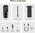 LP1 Bike Pump Portable Air Compressor, Tire Inflator for Car, 1 Minute Inflation, 150PSI Air Pump for Car Tires, Bikes, Motorcycles, Balls - with Digital Pressure Gauge