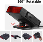 12V Car Heater, Powerful 180W Heater for Cars, Efficient Window Defroster and Car Defroster, Ideal for 12V Vehicle