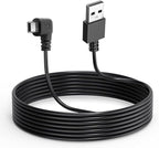 Dash Cam Cable for Mini Dash Cam,11.5FT L Angle Mini Adapter Dash Camera Power Cord,Dashcam Charger Cord for Mirror Camera,Driving Recorder,Car DVR