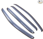 Car Window Rain Guard | Outside Mount Visors Auto Side Window Deflectors | Windows Visor Rain Shields Compatible with 2007-2010 Chrysler Aspen | 4 Pcs Set, LGWV2-116-2, Light Tinted