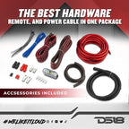 AK4 Complete 4 Gauge CCA Amplifier Installation Wiring Kit - Ampkit Helps Make Connections, Brings Power to Your Radio, Subwoofers, Speakers with Super Flex Wire - 1200W for 1 Amplifier