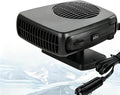 Summer Car Cool Down Fan, 12V 150W 2-in-1 Portable Auto Heating Cooling Fan, Plug-in Cigarette Lighter Vehicle Windshield Defroster for All Vehicles