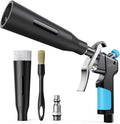 Tornado Air Cleaning Gun, Upgraded High Pressure Dryer Air Blow Gun Adjustable Wind Speed, 360° Rotating Nozzle for Thorough Cleaning Car Detailing Tools for Car Interiors & Exteriors
