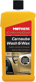 California Gold Carnauba Wash & Wax, 16 oz. — Cleans, Shines & Protects – Gentle, pH Balanced, Ultra-Sudsy, Spot-Free, Brilliant Finish, Biodegradable & Won't Strip Wax or Ceramic (05676)