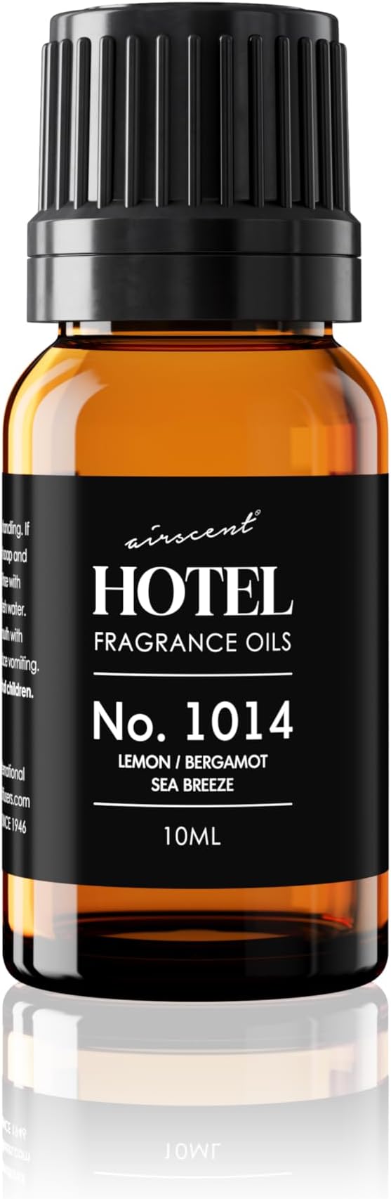 Hotel Diffuser Oil No. 1014 - Iconic 5-Star Hotel Blend - 10 mL | Lemon Bergamot Sea Breeze - Coastal Hotel Scent - Fragrance Oil for Ultrasonic and Waterless Diffusers and Crafting