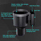 Adjustable Large Cup Holder Adapter, Universal Storage Expander Big Cup Holder Change Organizer for Most Vehicles