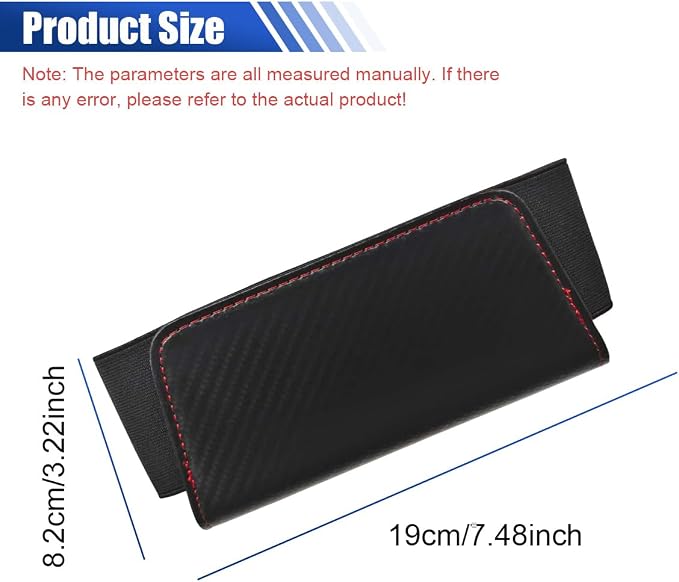 Car Seat Side Storage Pocket, Leather Foldable Auto Door Storage Box, Waterproof Car Trash Can Organizer, Multifunctional Vehicle Interior Accessory for Phone, Glasses, Key, Card (CarbonFiber)