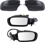 Driver & Passenger Side Power Heated Mirror Set Paint to Match Without Memory Compatible with 2012-2019 Chrysler 300 CH1320404 CH1321404