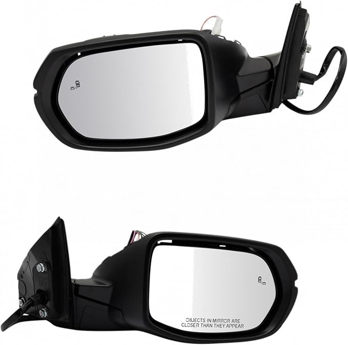 Power Heated Side Mirror Set Driver & Passenger with Turn Signal Blind Spot Paint to Match Compatible with 2017-2022 Honda CR-V HO1320318 HO1321318 HO1321346