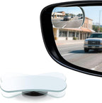 Blind Spot Mirrors, Flat Oval HD Glass Frameless Convex Rear View Mirrors, Wide Angle Adjustable Stick for Side Mirror, Automotive Exterior Accessories for Car, SUV & Trucks, Pack of 2