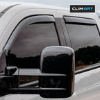 in-Channel Incredibly Durable Rain Guards for Chevrolet (Chevy) Silverado/GMC Sierra 2014-2018 Crew Cab, Truck Accessories, Vent Window Visors, Original Window Deflectors, 4pcs - 614224