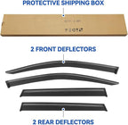 Window Visors Rain Guards for 2022 2023 2024 2025 2026 Toyota Corolla Cross, Out-Channel Window Vent Wind Deflectors Visors Shades for 22 23 24 25 26 Corolla Cross L LE XLE
