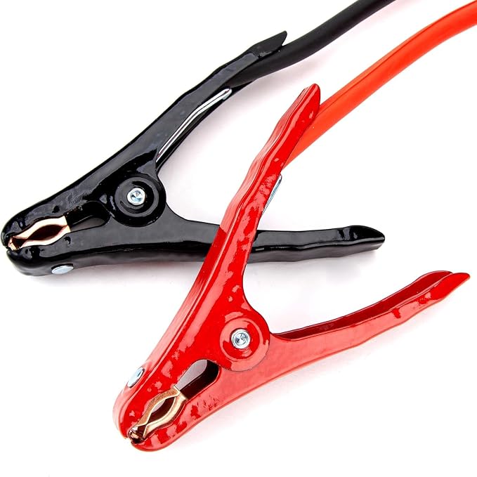 Super Heavy-Duty Jumper Cables for Car, Includes 6 Gauge Wire Conductor 16' Car Jumper Cables & 365 Days of Roadside Assistance