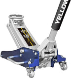 Floor Jack 1.5 Ton Hydraulic Low Profile Aluminum and Steel Car Jack Lightweight Service Jack with Quick Lift Dual Pump, 3300 lbs Capacity