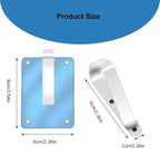 2Pcs Car Picture Holder Visor Photo Clip Acrylic Magnetic Personalized Car Accessories Vertical Horizontal Display for Adding Family or Personal Photos