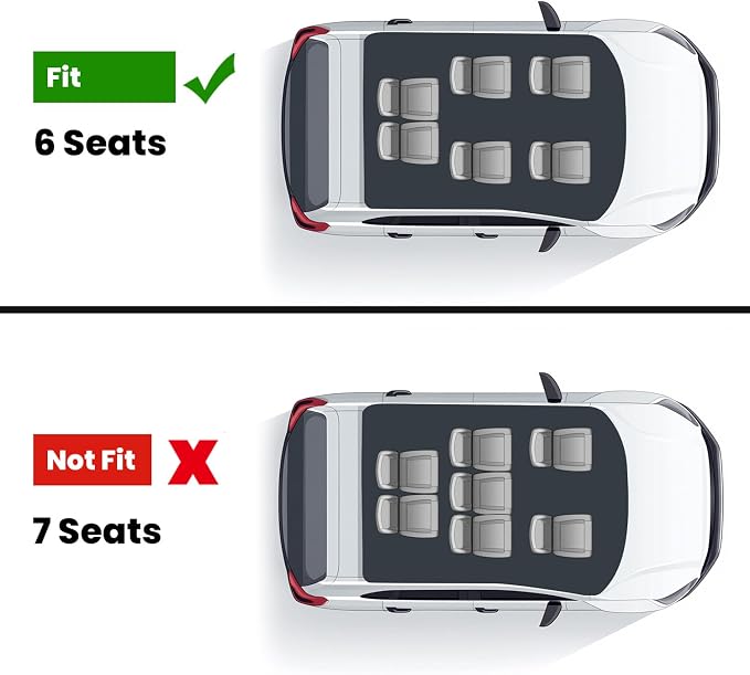 Floor Mats & Cargo Mats for KIA EV9 2026 2025 2024 (Only for 6-Seats,Not Fit Relaxation Chairs & 7-Seats),All Weather TPE Custom Fit Kia EV9 2024-2026 Full Set Car Accessories Floor Liners