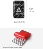 Warning Lights Button Sticker Carbon Fiber Black | Compatible with Honda 10th Gen Civic 2017-2021 Center Console Decal Car Interior Accessories
