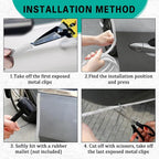 33ft (10m) Car Door Edge Guards, Car Door Protector, No-Glue Required Rubber Seal U Shape Automotive Door Entry Guard, Auto Door Edge Molding Protection for Most Vehicles (White, 33Ft)