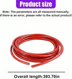 32Ft (10M) Car Door Edge Protector, Self-Adhesive Scratch Resistant U Shape Auto Door Edge Guard Decoration, Anti-Collision Car Doors Trim Strip Protector for Truck, SUV, Sedan (Red-10M)