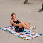 Athletic Running Towel, Full-Sized, Car Seat Cover - Performance Microfiber (National Parks Cream)