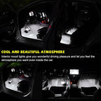Car LED Strip Light, 48 LEDs RGB Neon Interior Atmosphere Lights, 12V Under Dash Ambient Night Light, USB Port Auto Interior Decorative Lamp, Universal Car Accessories (White)