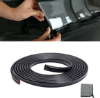 16.4ft (5m) Car Door Edge Guards Black – Self-Adhesive PVC, U-Shaped, Fits Most Vehicles, Fade-Resistant, Scratch- and Chip-Resistant – Reduces Dings in Parking Lots
