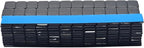 Stick On Wheel Weights - 0.25 0.50 1.00 oz Zinc, Black, Grey Coating, Blue Adhesive, Red Tape- Professional Quality Tire Balancer Stickers (Black Coated Blue Tape, 6 Box 0.25 oz = 2160 PCs)