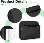 Car Organizer, Car Door Trash Can, Multi-pocket Organizer for Cards Mobile Phones Sunglasses, Portable Multi-position Installation Parts (Black)