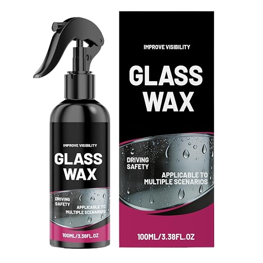 Anti Fog Windshield Spray, Waterproof Car Coating, 100ml Defogger with Clear Vision, Protective Glass, Modern Driving Style Accessory, Winter Supply for Highway and Garage
