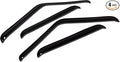 WV-843 Outside Mount Window Visor Deflector Rain Guard Dark Smoke 4-pc Set, Compatible with 2009-2014 Subaru Legacy Wagon