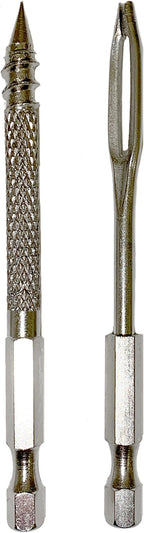 20501 Tire Plug Drill Bit Kit, All Drills Compatable, Easiest Tire Plug Option, (2-Piece Set)