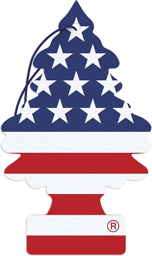 Car Air Freshener | Hanging Paper Tree for Home or Car | Vanilla Pride | Single Pack