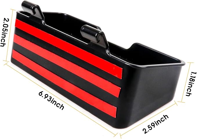 Sun Visor Sunglass Holder Compatible with 2021-2026 Ford Bronco 2/4 Door, Glasses Box Card Storage Organizer Interior Accessories, Not for Sport Model